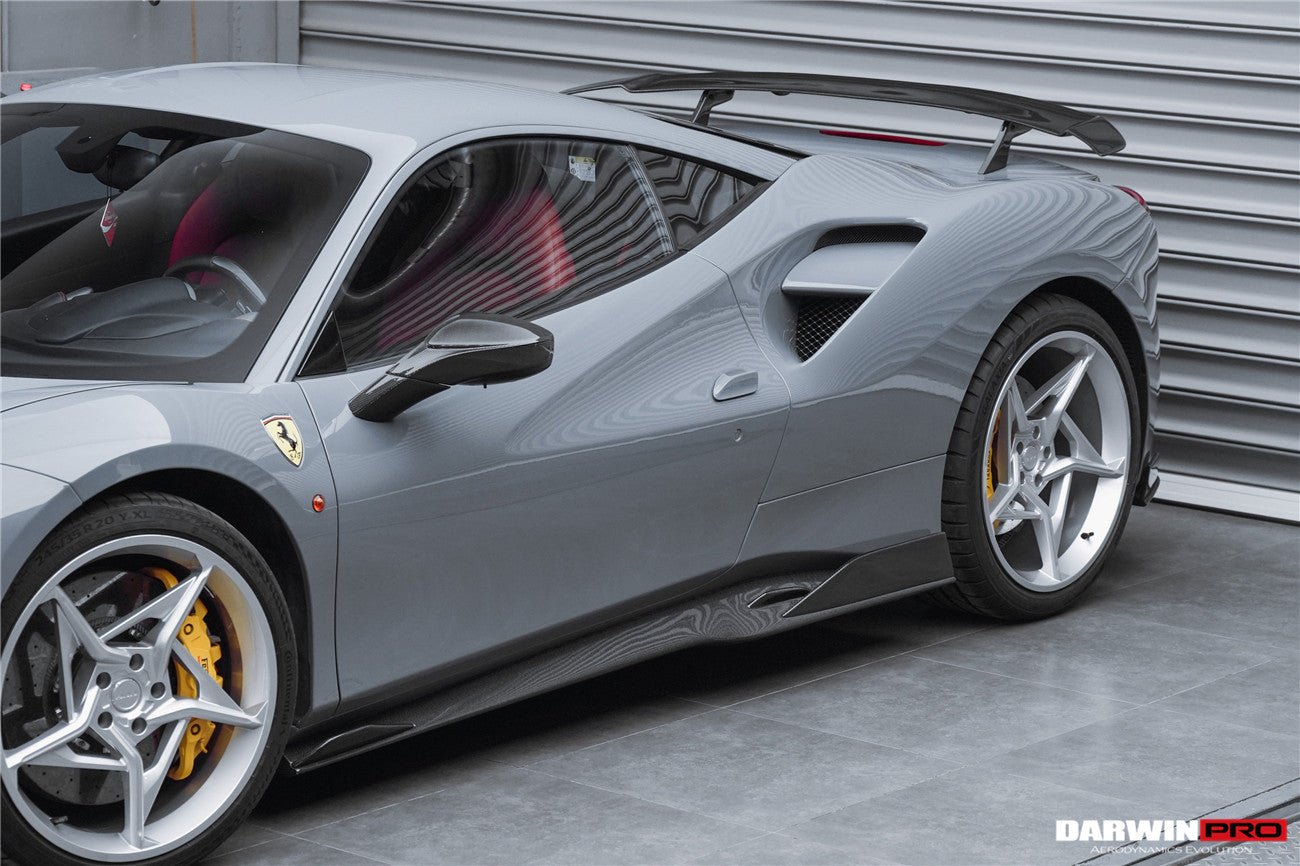 2015 - 2020 Ferrari 488 GTB/Spyder iMP-Performance Carbon Fiber Side Skirts Under Board